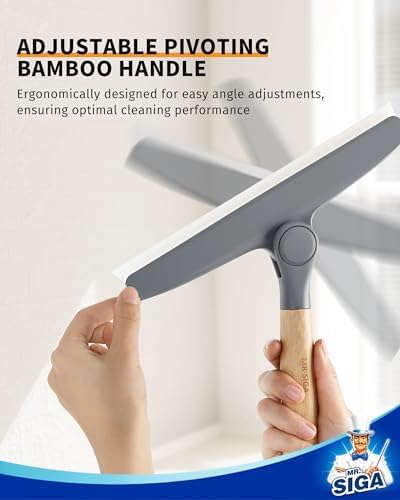 MR.SIGA Silicone Squeegee for Shower Door, 10 inch - Image 4