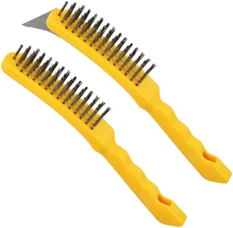 Wire Brush Set Heavy Duty Stainless Steel Bristles Brush by BSMstonehouseholdsupplies