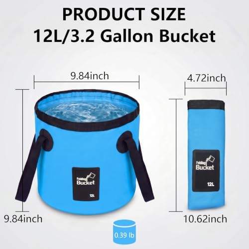 3.2 Gallon Collapsible Bucket - Image 2