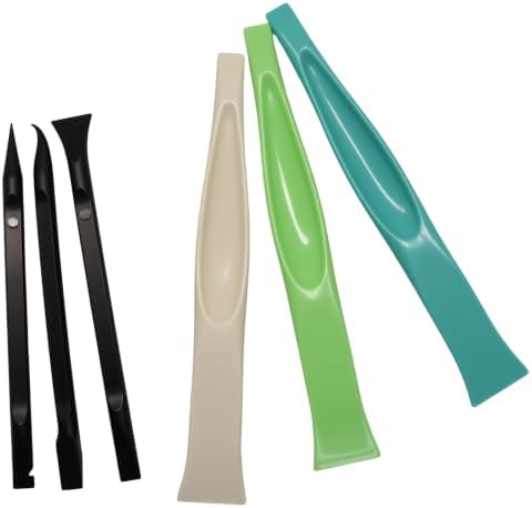 Jiozermi 6 Pack Non-Scratch Plastic Scraper Tool Set - Image 2