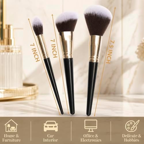 3 Pack Exquisite Microfiber Duster Brush Kit - Image 2