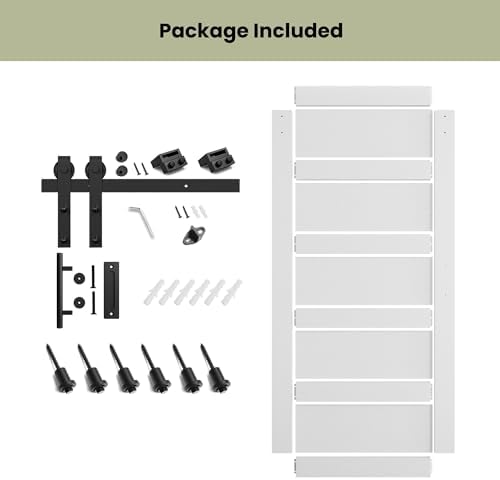 SMARTSTANDARD 42in x 80in Sliding Barn Door - Image 5