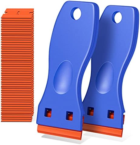 Plastic Razor Blade Scraper, 2 Pack Razor Scraper by SpecializedinScrapingandPlasteringTool