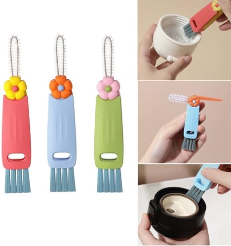 3 in 1 Cup Lid Cleaning Brush by Unknown