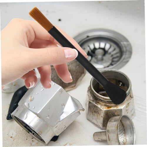 Mikinona Coffee Machine Cleaning Brush Double-End Grinder Brush - Image 2