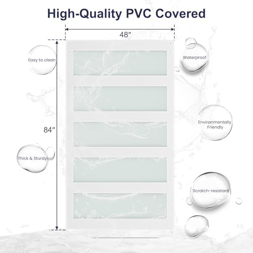 SMARTSTANDARD 48 x 84 in Glass Barn Door - Image 3