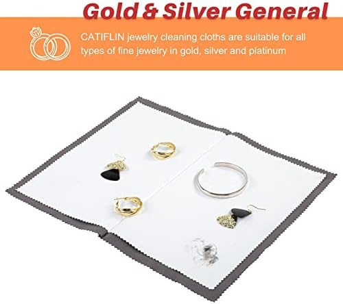 CATIFLIN 3 Pack Silver Polishing Cloth - Image 5