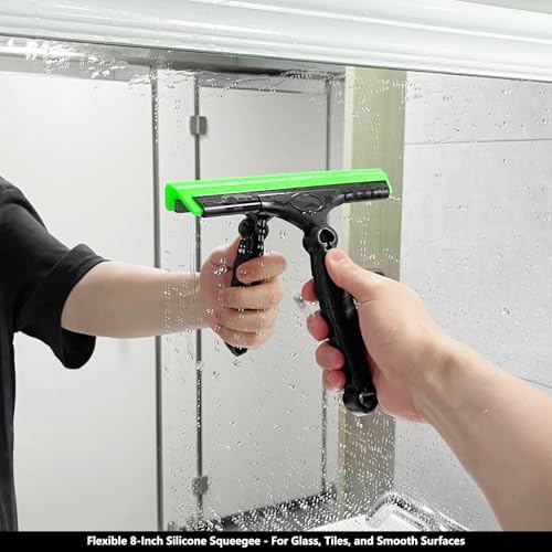 EHDIS 2PCS Flexible 8-Inch Silicone Squeegee Window Tint Tool Auto Water Blade - Image 5