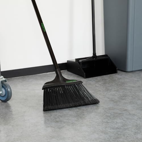 Restaurantware 4 in Black Plastic Profesional Wide Angled Broom Head - Image 6