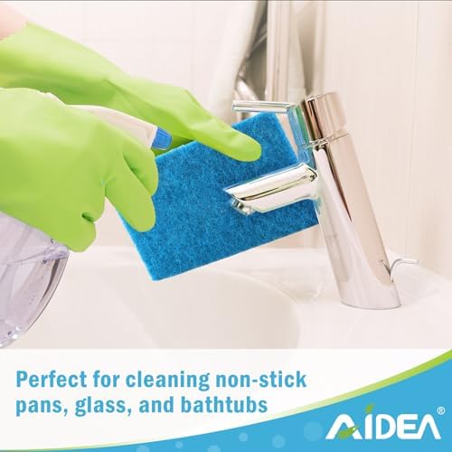 AIDEA Non-Scratch Scouring Pads 24PK, Dish Scrubber Pads, 5.5in*3.5in - Image 5