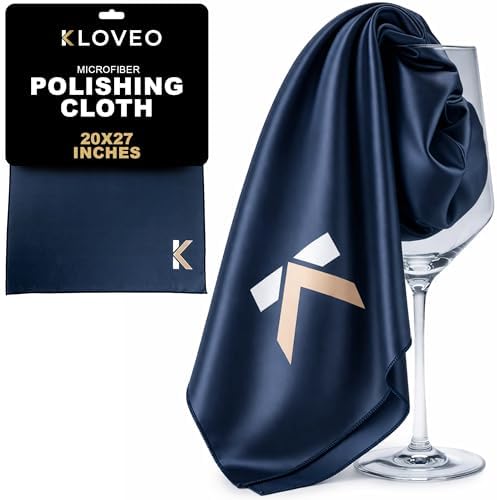 KLOVEO Wine Glass Polishing Cloths by KLOVEO