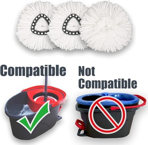 Mop Replace Head, Spin Mop Replacement Head Easywring 1-Tank System, Easy - Image 3