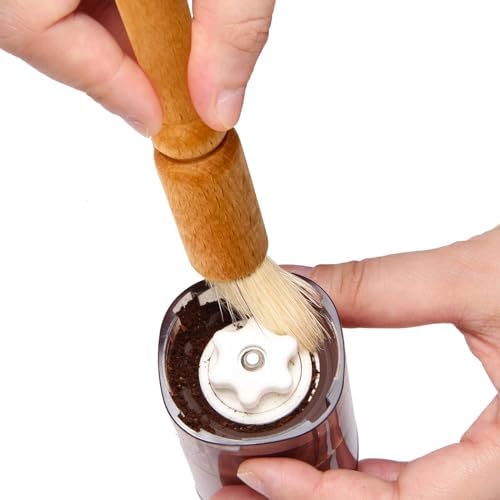 Coffee Brush Set with Wooden and Nylon Brushes - Image 7