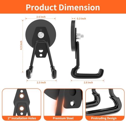 ENUODA Strong Magnetic Hooks Heavy Duty Upgraded Large Magnetic Garage Hook - Image 2