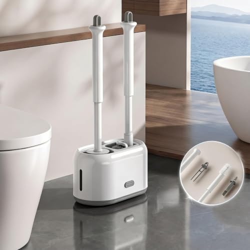 ROOM127 Wall-Mounted 2-in-1 Toilet Brush Set - Image 2