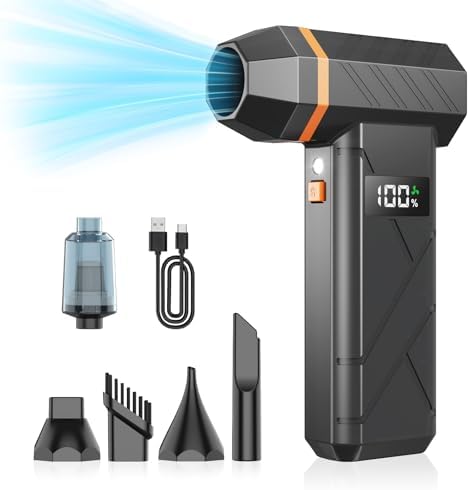 Dzaki Compressed Air Duster & Vacuum 2-in-1, 140000RPM Electric Air Duster by Unknown