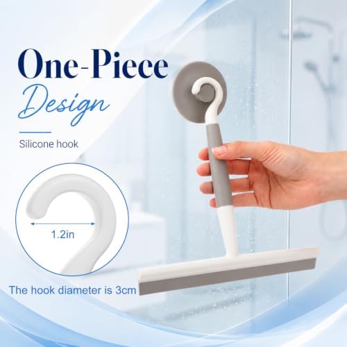 Domensi 3 Pack Silicone Shower Squeegee - Image 5