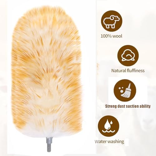 Feathers Duster 97" Long Telescoping Lambswool Duster - Image 3