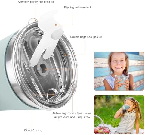 2pcs Stainless Steel Toddler Cups, 12oz Kids Cups - Image 4