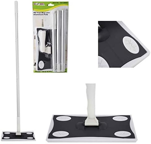 Uniware 43" Flat Mop with Aluminum Pole, Self Wringing w/ 360 Degree Swivel Head - Image 5