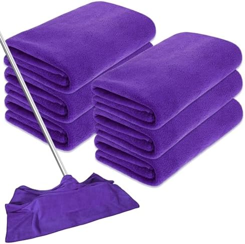 6 Pcs Extra Large Microfiber Cleaning Cloth Reusable Microfiber Towels Thick by Unknown