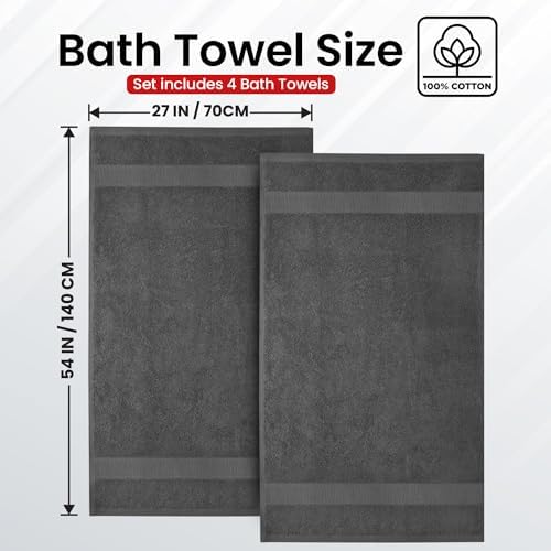 Infinitee Xclusives 100% Ring-Spun Cotton Bath Towels - Image 3