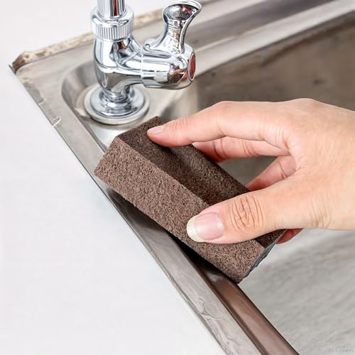 5 Powerful Pot Scrubber Cleaning Sponges, Heavy Duty Kitchen Eraser Scouring - Image 6