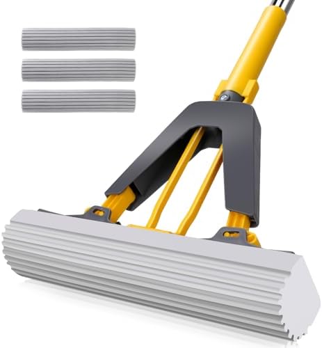 Masthome PVA Sponge Mops for Floor Cleaning by Masthome