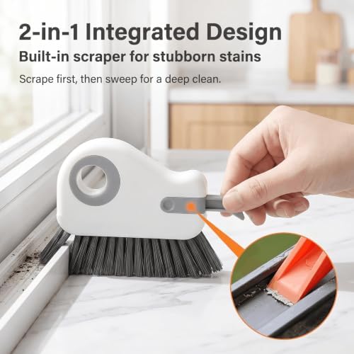 2 PCS Window Track Cleaner, 2 in 1 Groove Cleaning Brush - Image 5
