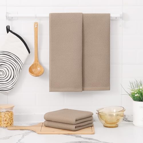 Kitinjoy 100% Cotton Waffle 8-Pack Kitchen Towels - Image 6