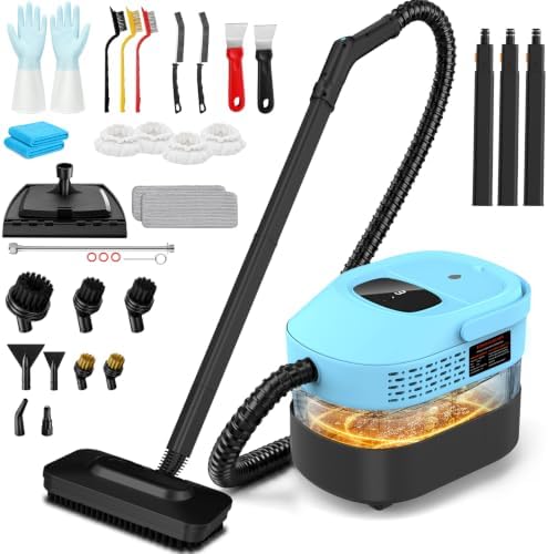 Steam Cleaner, 2500W Steam Cleaner 1.6L Tank, 10s Heat-Up 3-Level Handle by Unknown