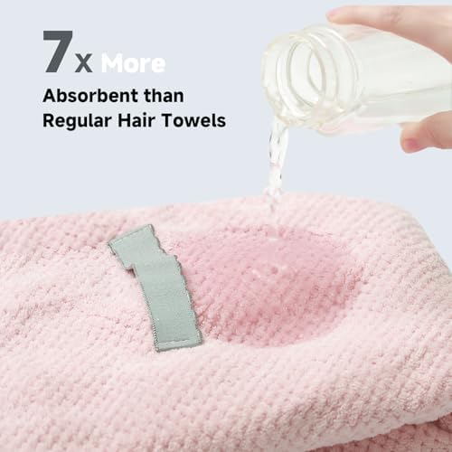Microfiber Hair Wrap Towel for Women, Quick-Dry & Absorbent - Image 5