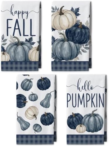 tineit Fall Kitchen Towel, 4 Piece by tineit