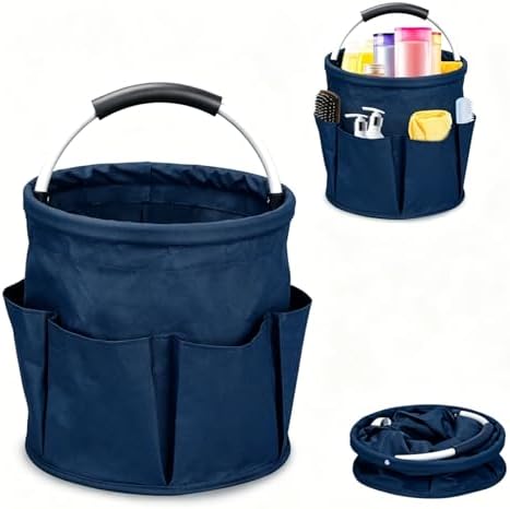 17L Foldable Storage Basket Cleaning Caddy by JZAHYUKCover