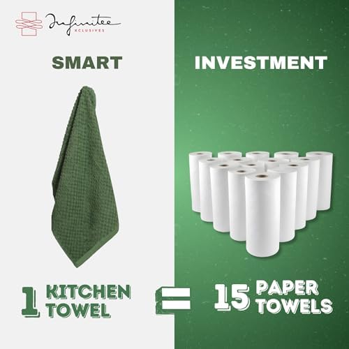 Infinitee Xclusives Kitchen Towels -12 Pack - Image 6