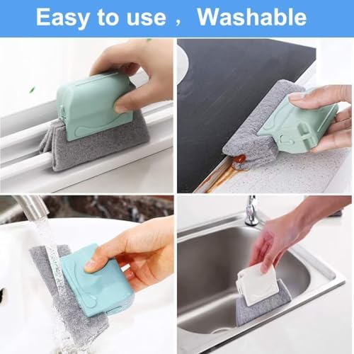 Window Groove Cleaning Brush kit Sliding Door Track Crevice Cleaning Brush - Image 3