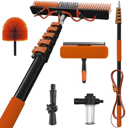 30Ft Reach Solar Panel Cleaning Brush Kit by SKGPOLE