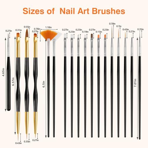 Nail Art Brushes - Image 2