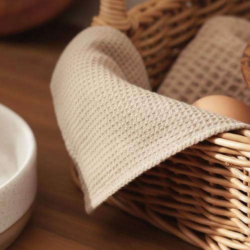 PurpleEssences Solid Kitchen Cloths, Dish Cloth 12x12 Set of 6 - Image 5