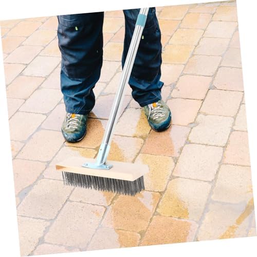 MERRYHAPY Stainless Steel Heavy Duty Deck Scrub Brush - Image 6