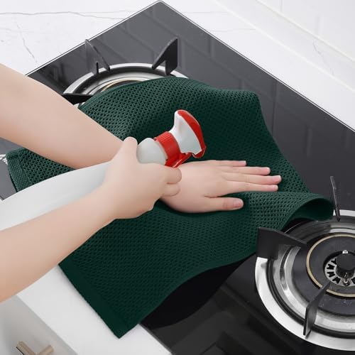 Homaxy 100% Cotton Waffle Weave Kitchen Towels - Image 5