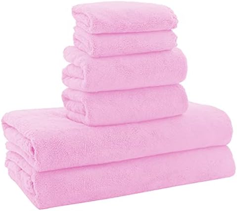 MOONQUEEN Ultra Soft Microfiber Coral Velvet Towel Set by MOONQUEEN