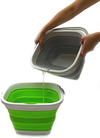 SAMMART 11L Collapsible Rectangular Handy Bucket/Tub - Image 5