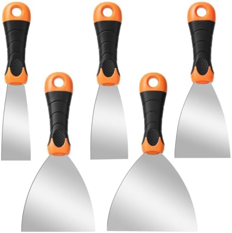 WEGAZ-5 Pack, Paint Scraper Tool，Multi-Use Painters Tool, 1.5 Inch Stainless by WEGAZ