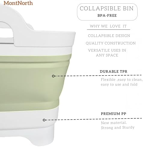Collapsible Wash Basin 9L, Foldable Dish Tub - Image 5