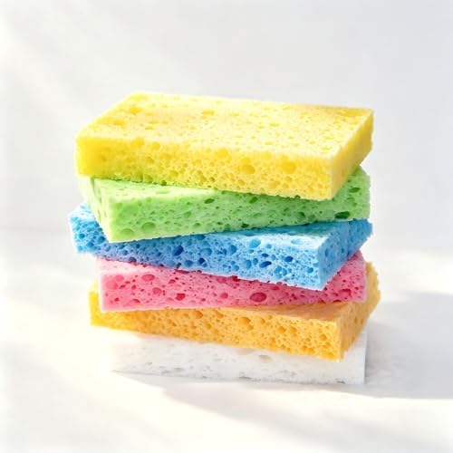 Cellulose Kitchen Sponges for Dishes by Lkicwah