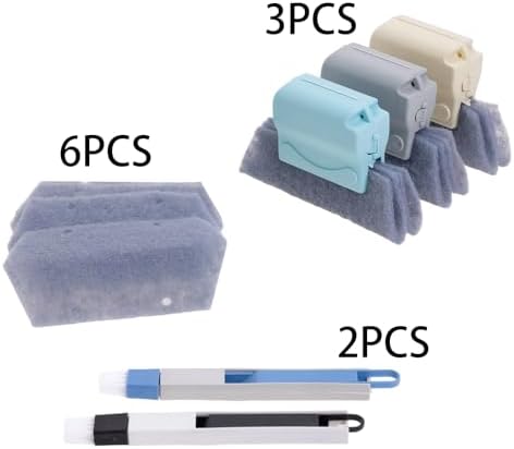 3Pcs Cleaning Brush and 6Pcs Replacement Cloth - Image 4