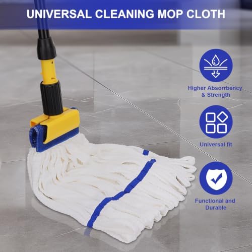 Heavy Duty Commercial Mop Head Replacement Microfiber Tube Mop Heads - Image 2