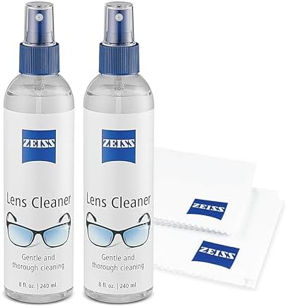 ZEISS Lens Cleaning Kit – 8 oz Lens Spray & Microfiber Cloths by ZEISS