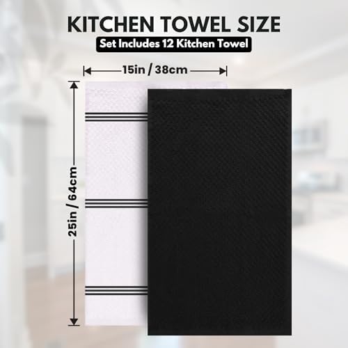 Infinitee Xclusives Kitchen Towels -12 Pack - Image 4